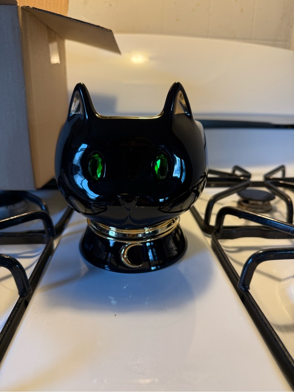 B&BW Halloween Cat Candle Holder - Picture 2 of 4